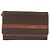 Céline Borsa a tracolla CELINE Macadam Canvas PVC Leather Brown Gold Auth ka5827 Marrone D'oro - vista 13