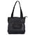Borsa Tote GUCCI GG Canvas Nero Argento 019 0402 Auth 197830 - vista 13