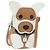Borsa a tracolla Christian Dior in pelle beige argento Auth 197440SM