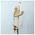 Borsa a tracolla Christian Dior in pelle beige argento Auth 197440SM - vista 27