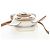 Borsa a tracolla Christian Dior in pelle beige argento Auth 197440SM - vista 6