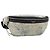 Borsello da vita SAINT LAURENT Canvas Blue Silver Auth ka5910 Argento