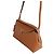Bolsa de ombro Totême T-Lock em couro camel - vista 2