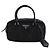 Borsa a tracolla Prada Nappa Antique in pelle nera Nero