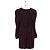 Maje Schwarzes Kleid aus Viskose - Ansicht 3