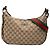 Borsa a tracolla Gucci GG Canvas Web beige