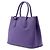 Borsa Double Satchel Prada Medium in Pelle Saffiano Viola Porpora - vista 2