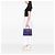 Borsa Double Satchel Prada Medium in Pelle Saffiano Viola Porpora - vista 6