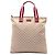 Tote verticale Gucci GG Canvas Web beige
