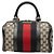 Borsa Boston Satchel Gucci Small GG Canvas Web Joy Nera Nero