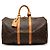 Borsa da viaggio Louis Vuitton Monogram Keepall 45 Marrone
