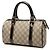Borsa Boston Gucci Small GG Supreme Joy Beige - vista 2