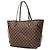 Borsa Tote Louis Vuitton Damier Ebene Neverfull MM Marrone - vista 2