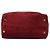 Borsa Boston Anagram LOEWE in camoscio rosso - vista 3