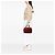 Borsa Boston Anagram LOEWE in camoscio rosso - vista 6
