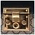 Borsa a Tracolla Gucci Small GG Supreme Padlock Nera Nero - vista 5