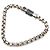 Bracciale a catena Louis Vuitton Monogram Eclipse in argento e ottone - vista 2