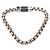 Bracciale a catena Louis Vuitton Monogram Eclipse in argento e ottone - vista 3