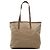 Tote bag Prada in tela Canapa con logo marrone