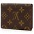 Tarjetero sobre Louis Vuitton Monogram marrón Castaño - vista 2