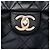 Borsa a tracolla Chanel Large Quilted Iridescent Calfskin Chic Quilt Flap nera Nero - vista 5