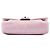 Borsa a tracolla Chanel Medium Quilted Metallic Calfskin Coco Pleats rosa con catena - vista 3