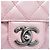 Borsa a tracolla Chanel Medium Quilted Metallic Calfskin Coco Pleats rosa con catena - vista 5