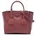 Borsa Satchel Prada Glace Calf a due tasche, Rosa