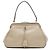 Borsa Prada Goatskin Madras Cerniera Frame Beige