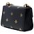 Padlock Borsa a tracolla Gucci Small in pelle di vitello nera con Bee Star e lucchetto Nero - vista 2