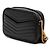 Borsa Lou Camera Mini Grain de Poudre Chevron Monogram Nera Saint Laurent Nero - vista 2
