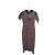 Fendi Strickkleid aus Wolle Braun mit FF Logo Mehrfarben