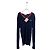 Miu Miu Strickpullover aus Wolle Navy Mehrfarben