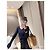 Miu Miu Strickpullover aus Wolle Navy Mehrfarben - Ansicht 8
