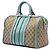 Borsa Boston Satchel Gucci Medium GG Canvas Web Joy Beige - vista 2