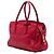 Borsa Tote convertibile con zip Prada Vitello Daino rossa Rosso - vista 2
