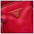 Borsa Tote convertibile con zip Prada Vitello Daino rossa Rosso - vista 5