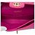 Borsa a tracolla Chanel Medium Classic Chevron in pelle d'agnello Double Flap Rosa - vista 4