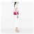 Borsa a tracolla Chanel Medium Classic Chevron in pelle d'agnello Double Flap Rosa - vista 5