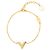 Bracciale Essential V Louis Vuitton placcato oro D'oro - vista 2