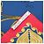 Foulard in seta Hermès Arabesques Blu 90 Scarves - vista 5