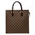 Borsa Tote Louis Vuitton Damier Ebene Venice Sac Plat Marrone
