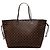 Borsa Tote Louis Vuitton Damier Ebene Neverfull GM Marrone