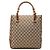 Borsa Tote Gucci GG Canvas Bamboo beige