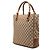 Borsa Tote Gucci GG Canvas Bamboo beige - vista 2