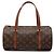 Borsa a mano Louis Vuitton Monogram Papillon 30 Marrone