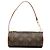 Louis Vuitton Monogram Papillon Pochette Handtasche Braun