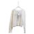 Dior Strickpullover aus Wolle in Ecru Teddy-Knit Mehrfarben