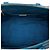 Borsa Prada Large Bicolor Saffiano Lux Galleria Double Zip Blu - vista 4