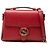 Borsa Gucci Small Dollar Calf Interlocking G rossa Rosso